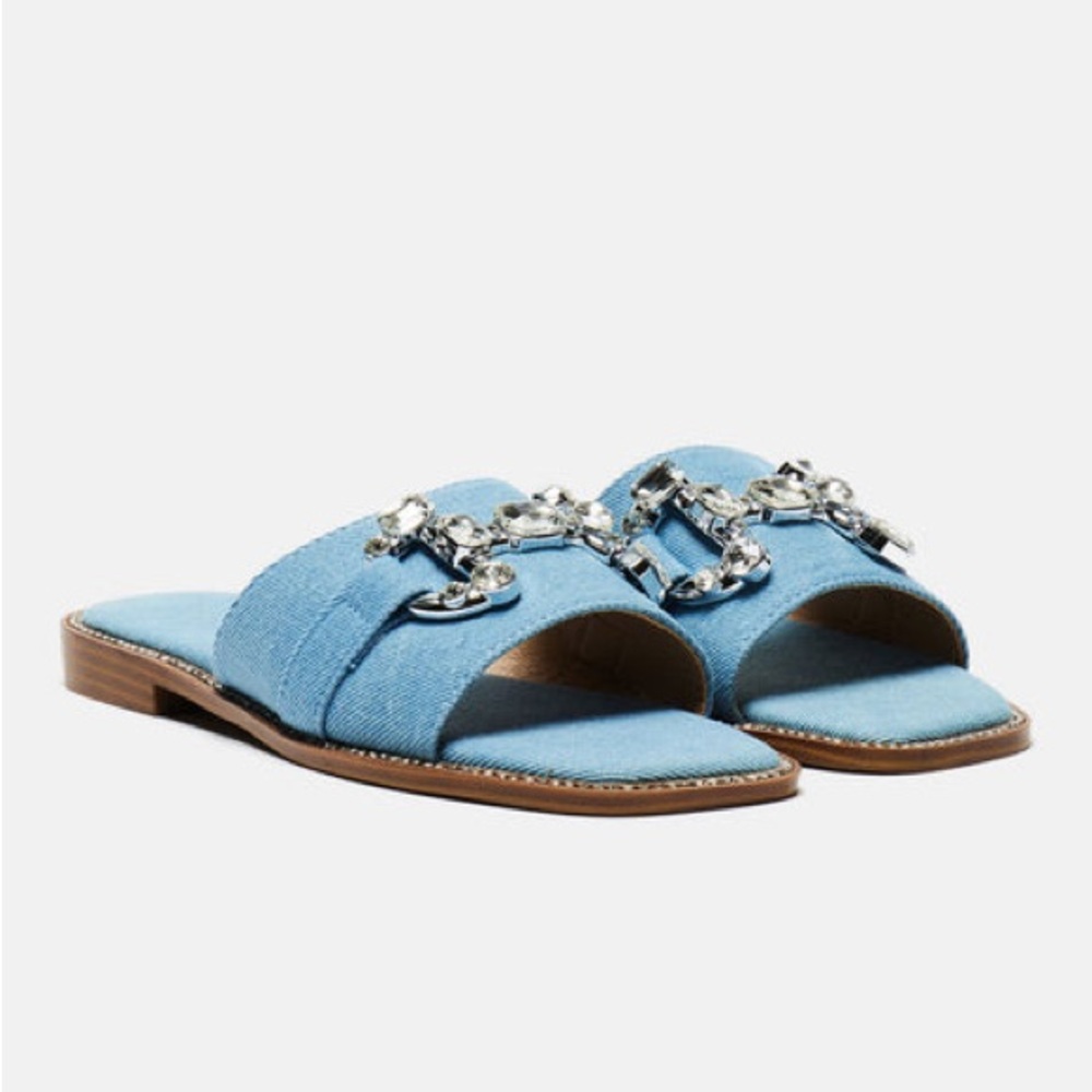 Mata Denim Women's Slide Sandals